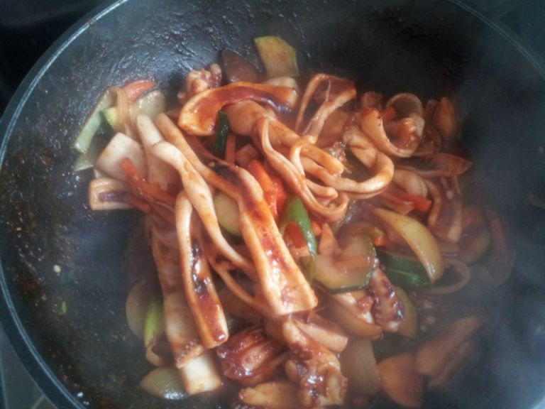 오징어볶음(오징어짬뽕)