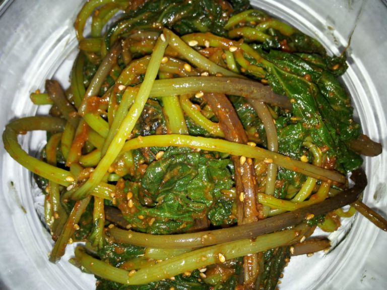 머위무침