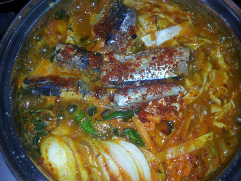 꽁치시래기 조림