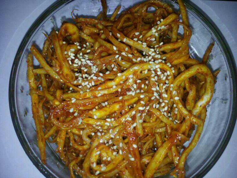 오징어채 무침 <イカまだ和えもの>
